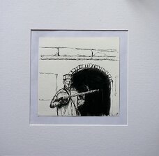 Musikant_Tusche Graphit_20x20_40x40_100 null