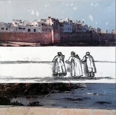 Sonntags-Essaouira_mixed media_30 x 30 null