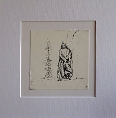 in der Kasbah_tusche_15 x 15_30 x 30 null